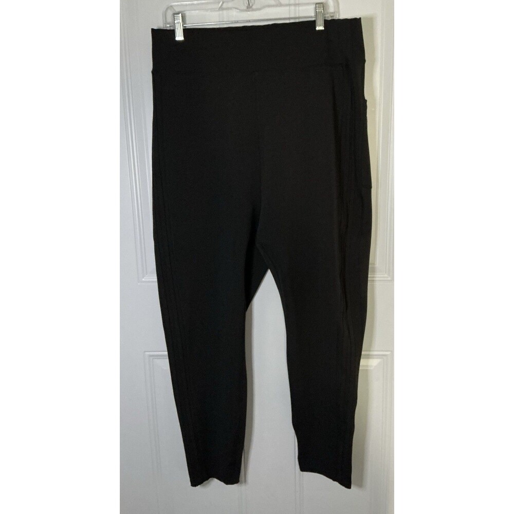 Pop Fit Leggings Women’s 5XL Black High Waisted Yoga Side Pockets Loungewear